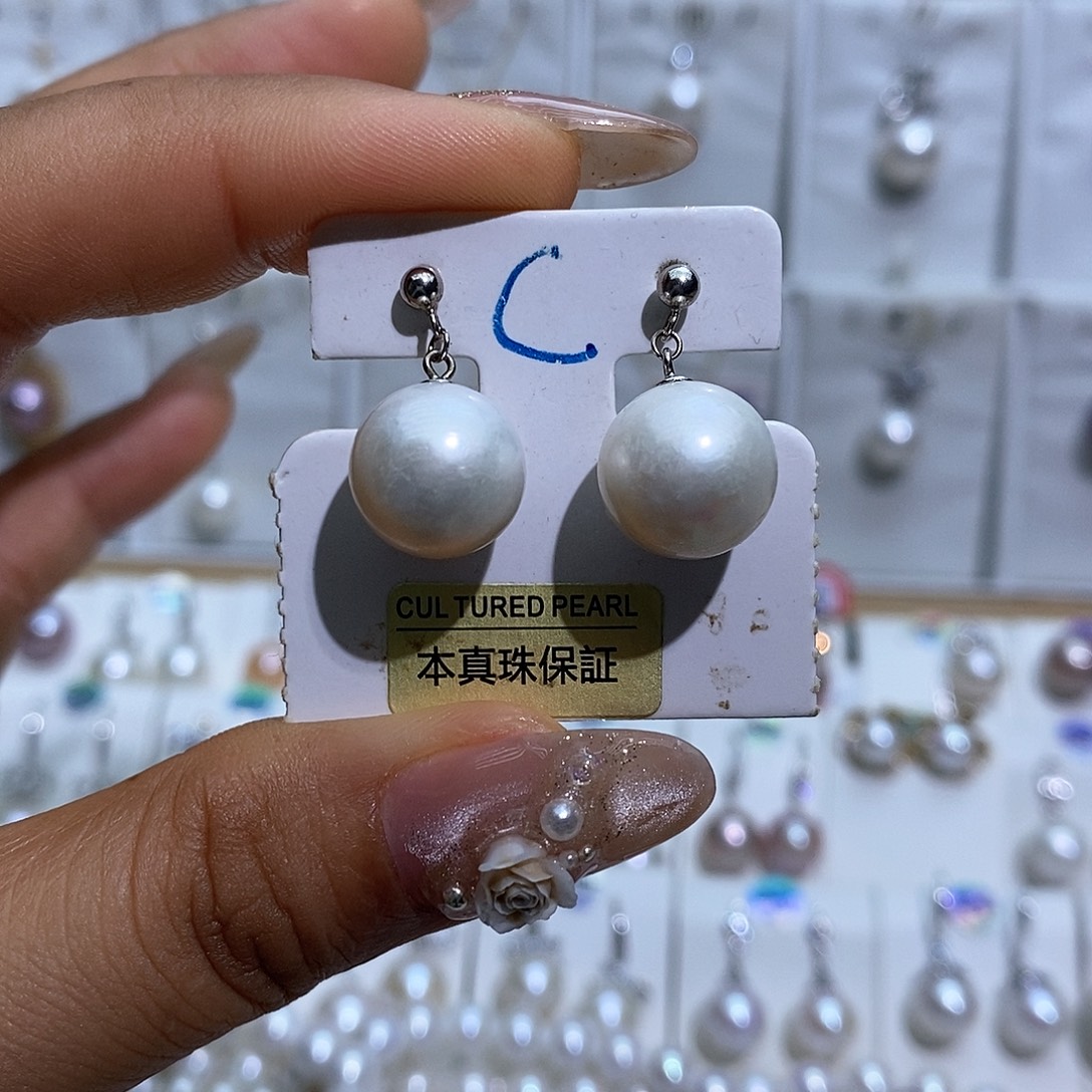 吊坠(赠链)银S925镶嵌淡水珍珠12M