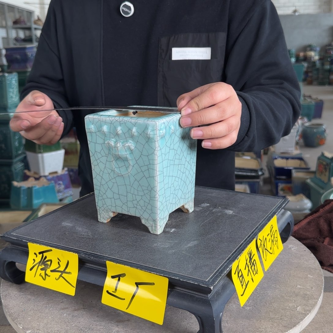 陶。一风堂石湾花盆