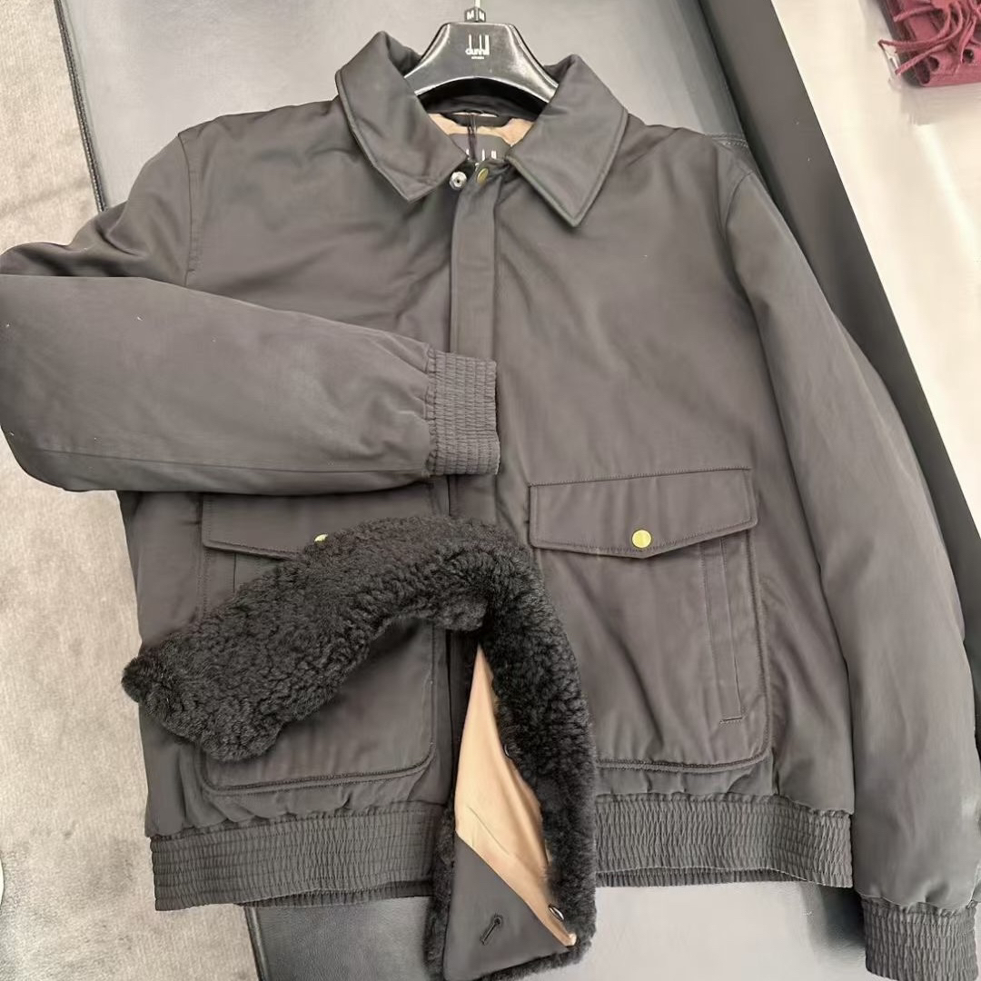 未使用 Dunhill/登喜路 男士休闲羽绒服/D17950
