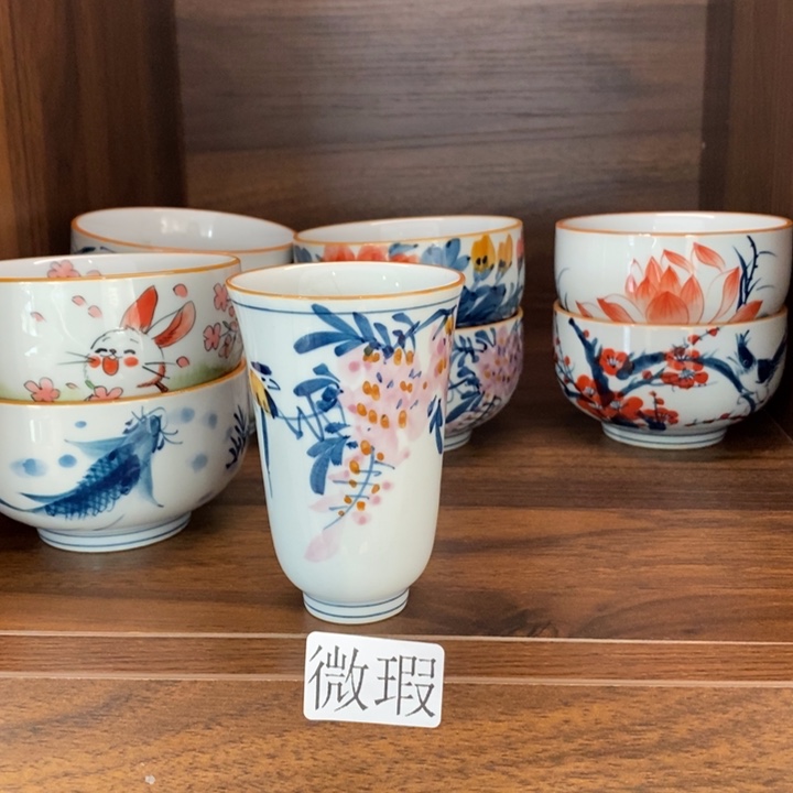 釉下老陶泥手工绘制