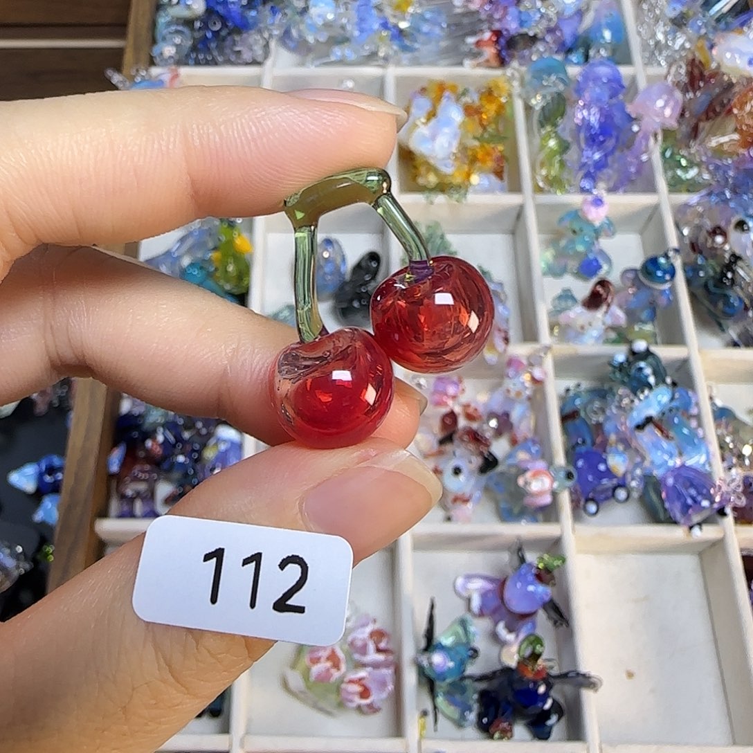 玻璃颈饰空心吊坠非遗灯工