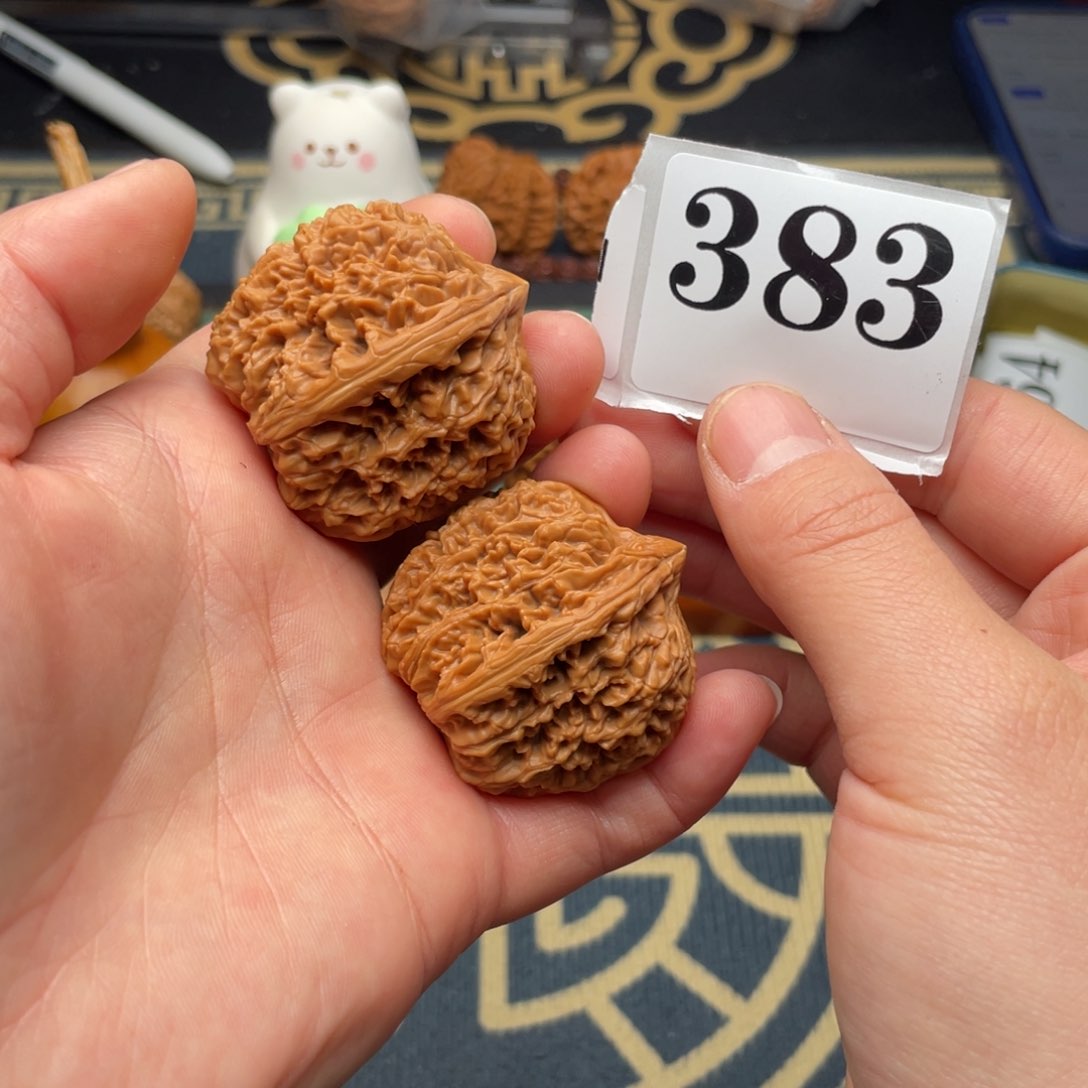 文玩核桃吊坠35蒜头383号