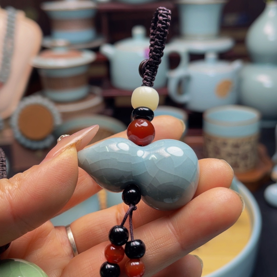 【闪购商品】壶瓷河南御盏窑，茶器，瓷珠，盖碗