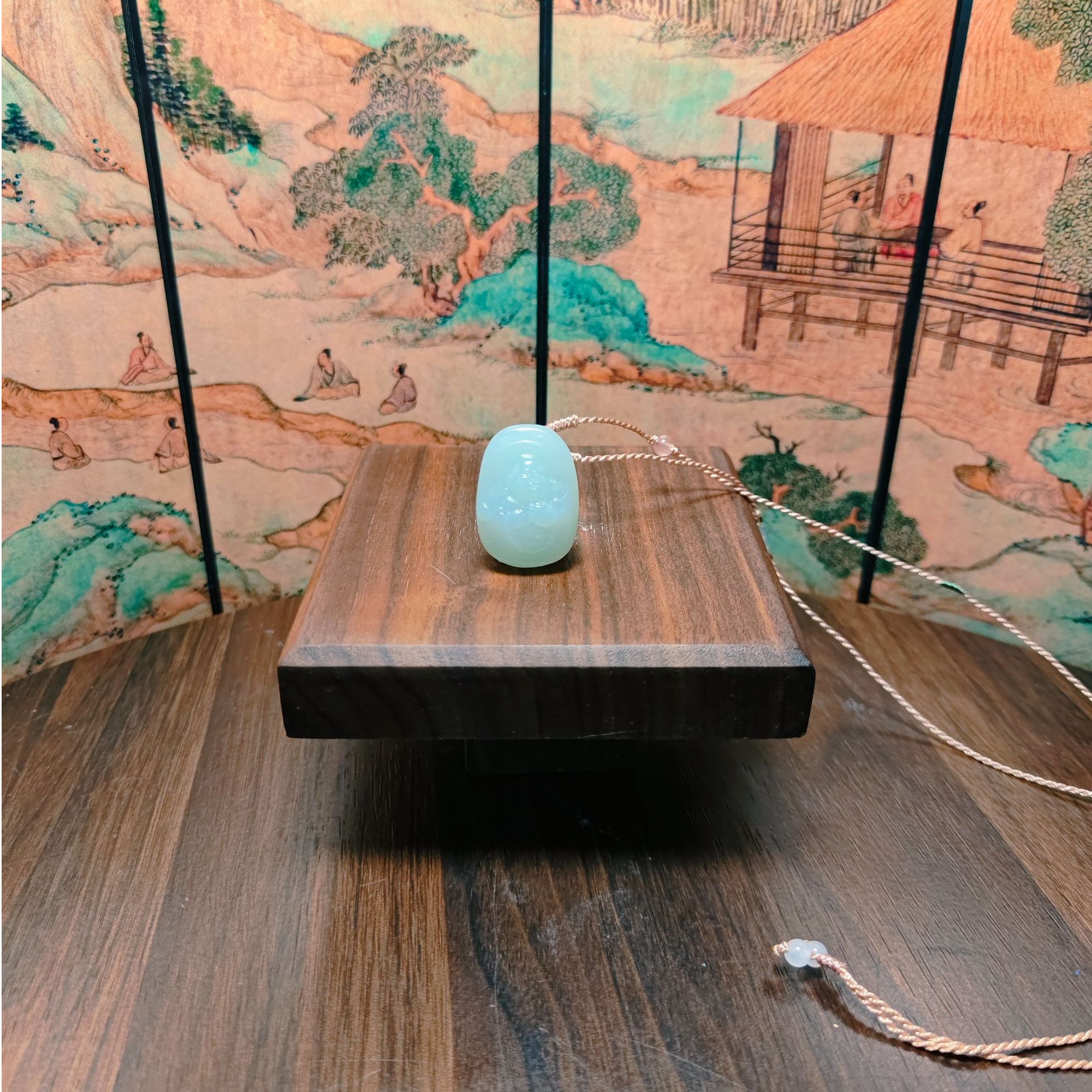 D和田玉佛公吊坠1104