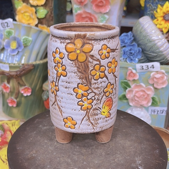 紫砂花盆粗陶材质多肉花盆