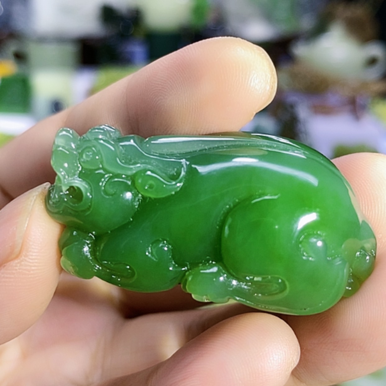 【闪购商品】和田玉（碧玉）未镶嵌挂件