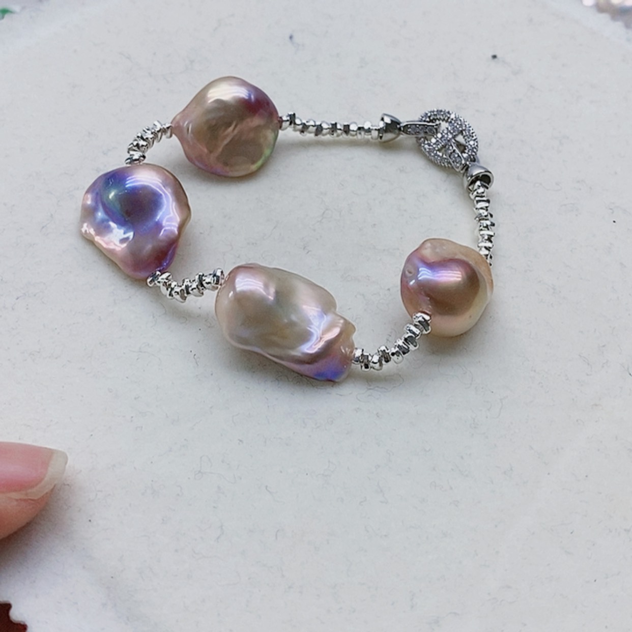 【闪购商品】淡水珍珠耳饰银S925镶嵌