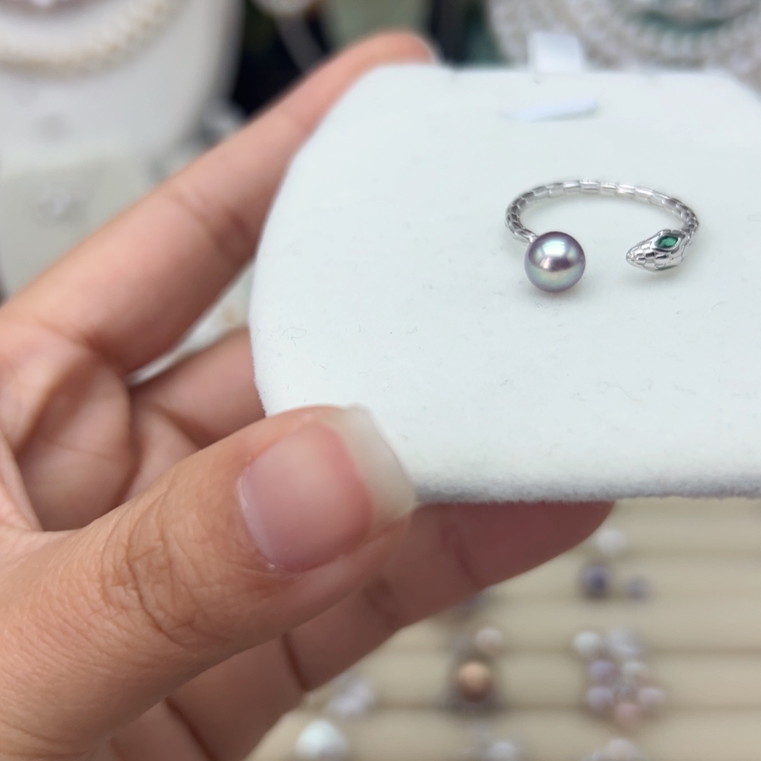 淡水珍珠珍珠  银S925镶嵌