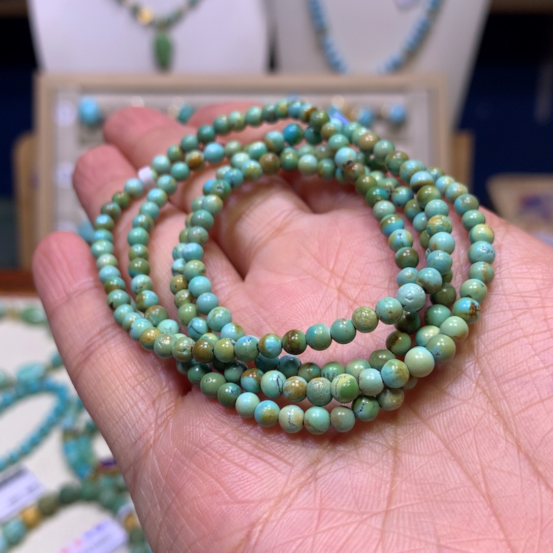 绿松石未镶嵌项链