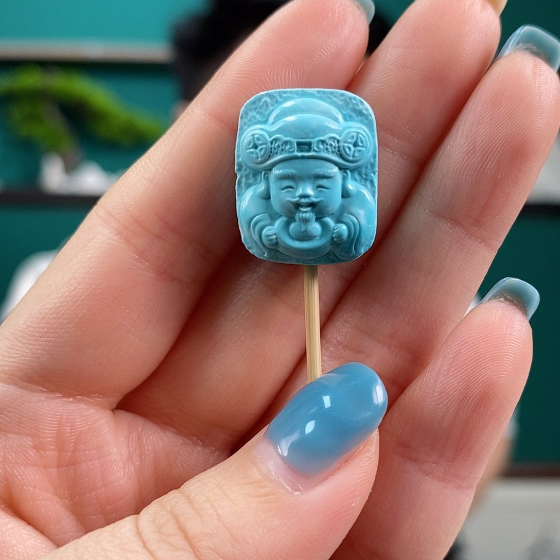 绿松石珠宝奇石未镶嵌