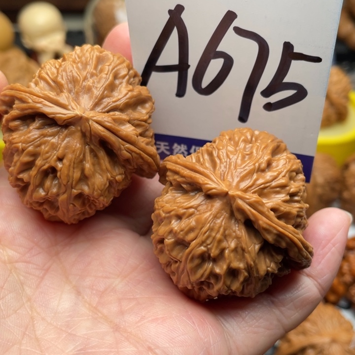 桃核把件白狮子40