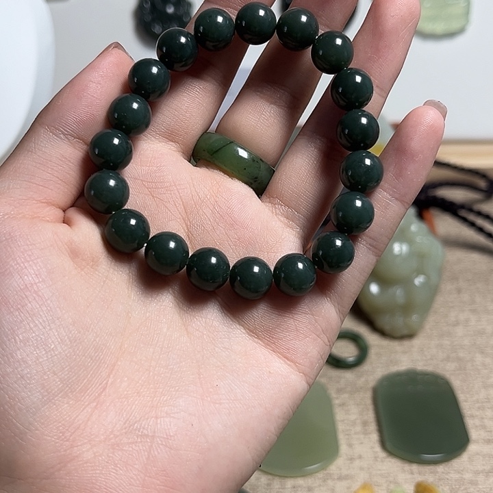 未镶嵌手链和田玉（糖玉）