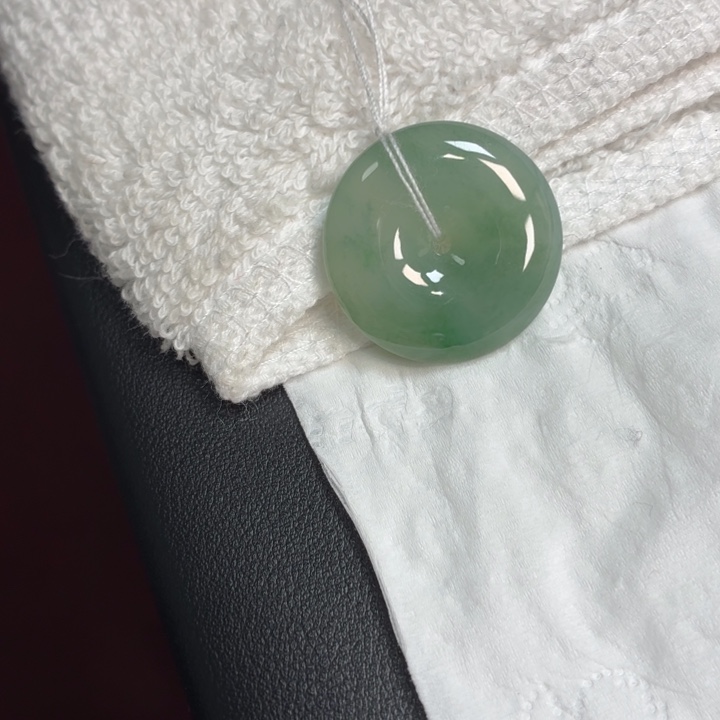 翡翠未镶嵌颈饰翡翠天然A货平安扣