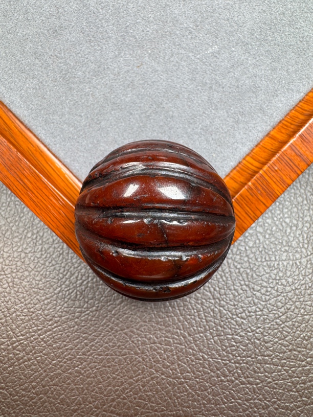 玛瑙瓜珠单珠 玛瑙颈饰 直径卡38mm+