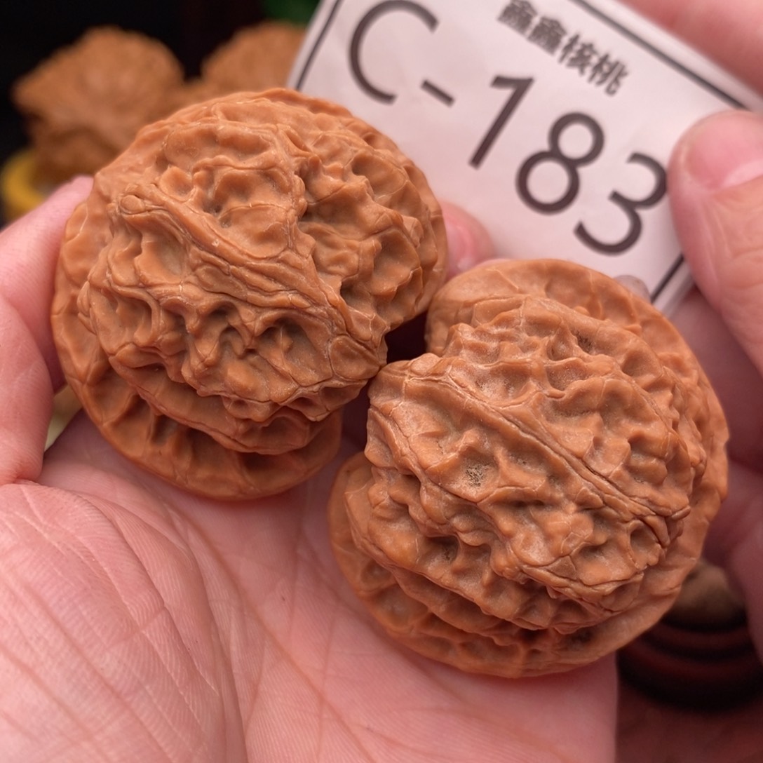 文玩核桃把件苹果44