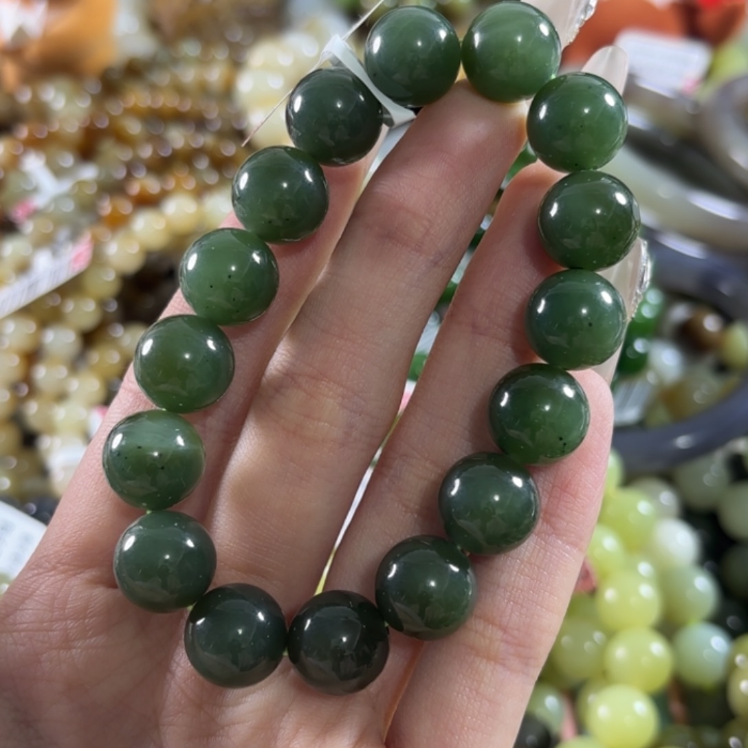 和田玉未镶嵌手链273