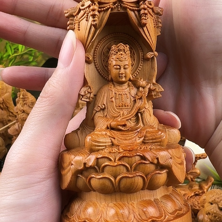 柏木（崖柏）西方三圣