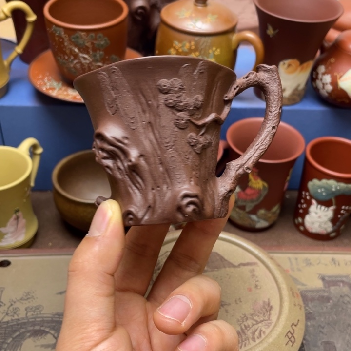 紫砂茶杯紫砂主人杯