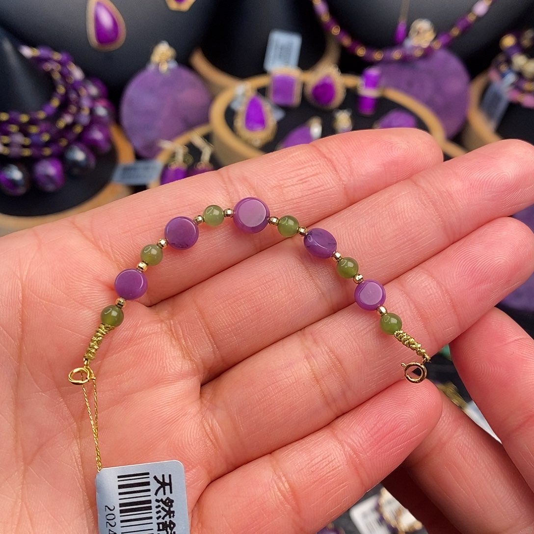 苏纪石（舒俱来）延长链18K金镶嵌