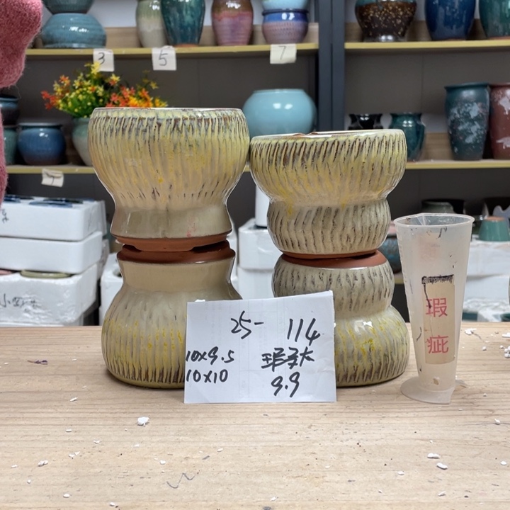 紫砂花盆多肉花盆微瑕114