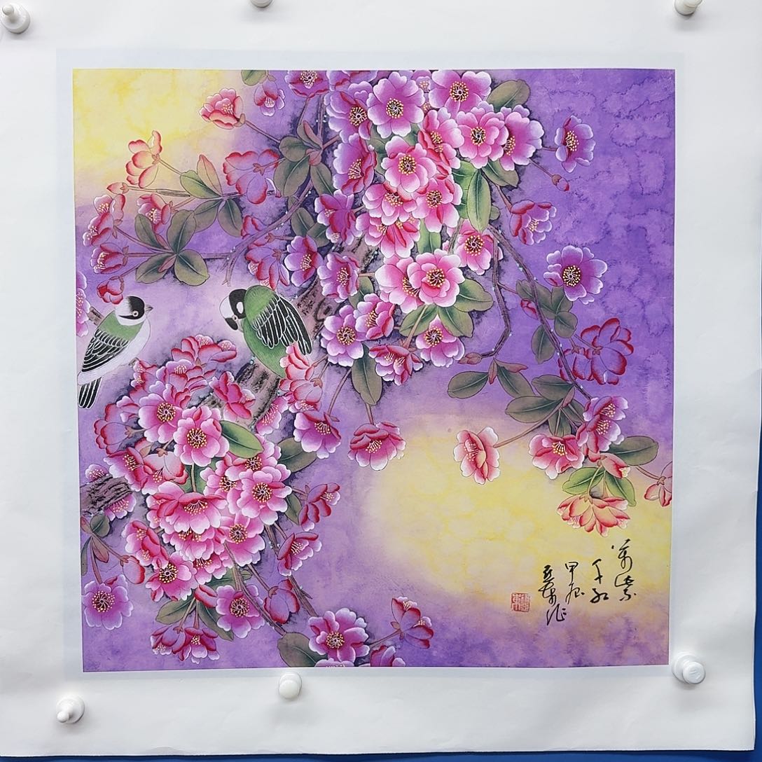 国画多次参加国内外大型展览