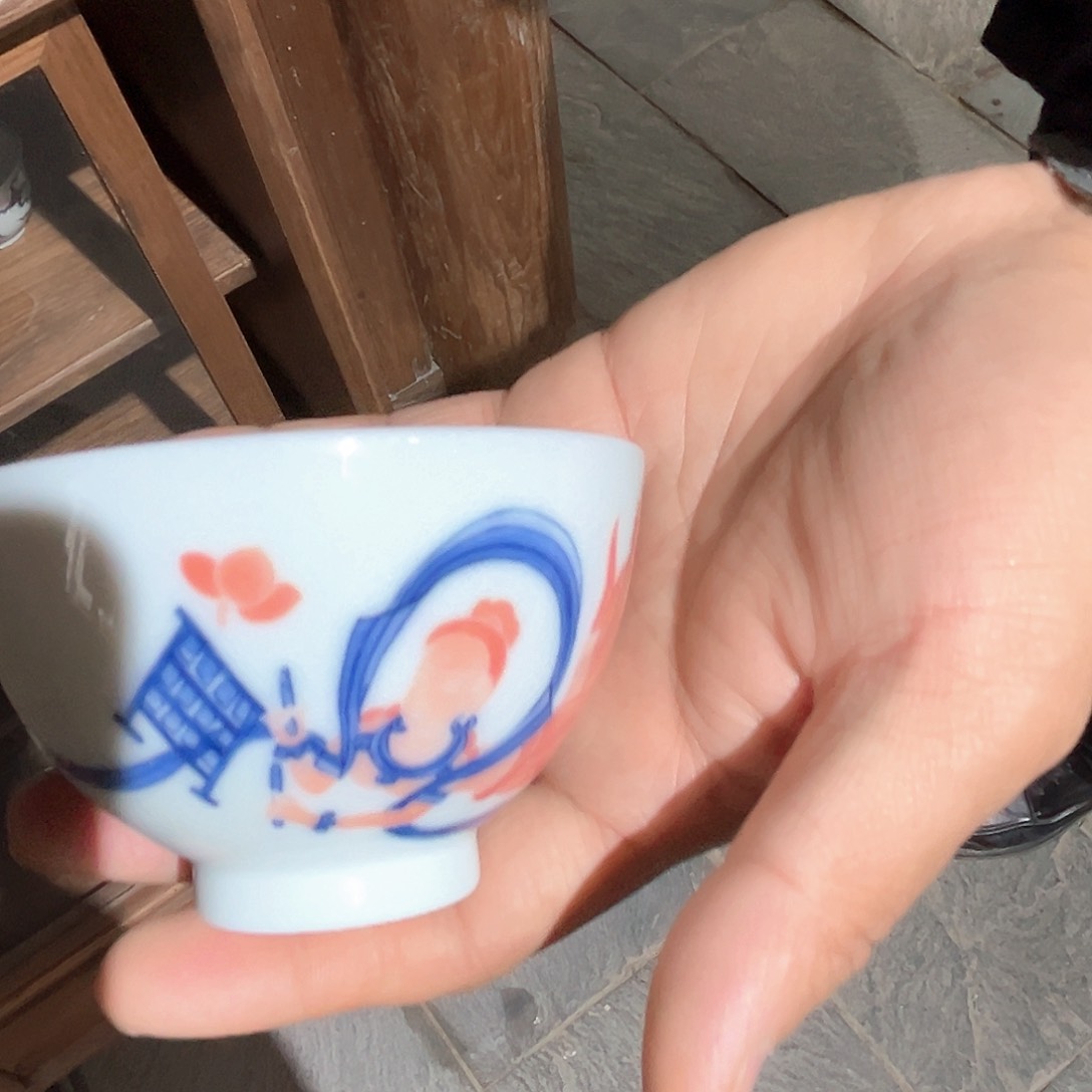 杯青花瓷器青花瓷器