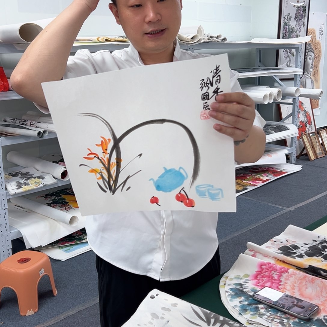 国画国画作品宣纸纯手绘