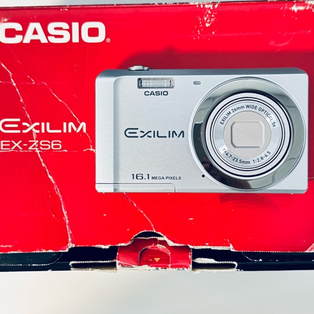 95新 Casio/卡西欧 zs6原盒1600w像素带美颜出片粉白磨皮