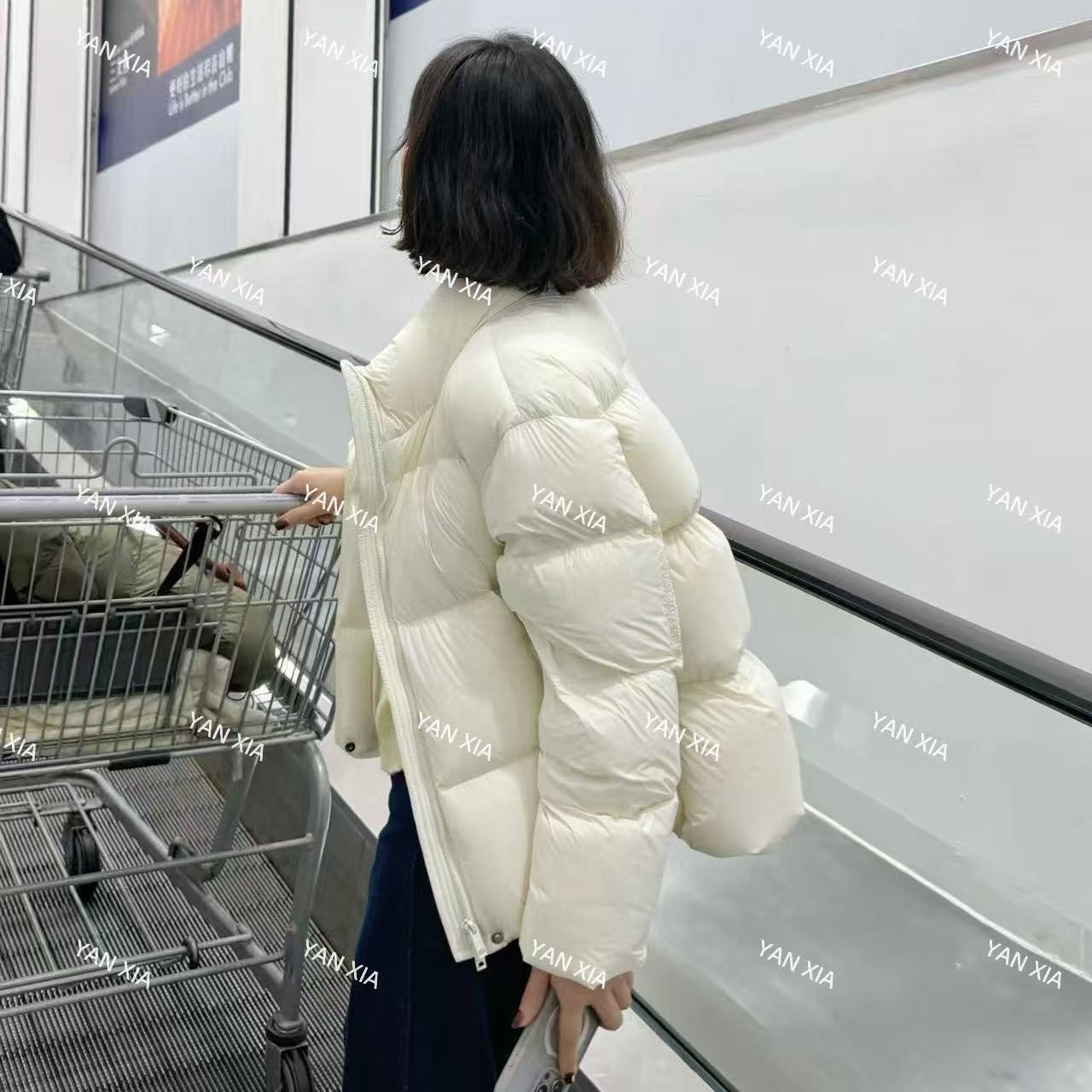 "零压云朵泡芙" 三星90白鸭绒 立领羽绒服 超实用巨保暖 W-750