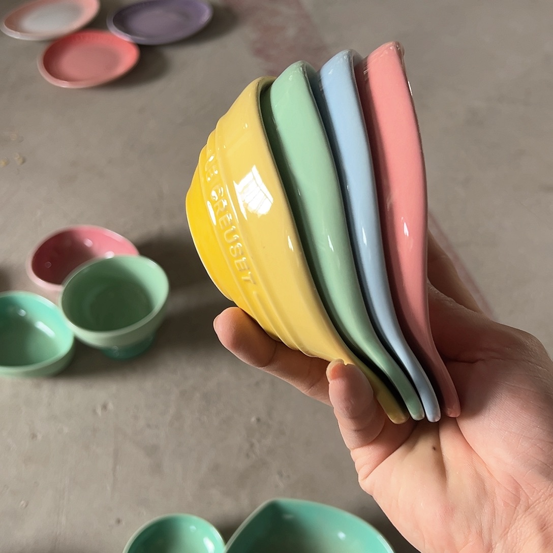 陶瓷 单耳酱料碗 4个4色