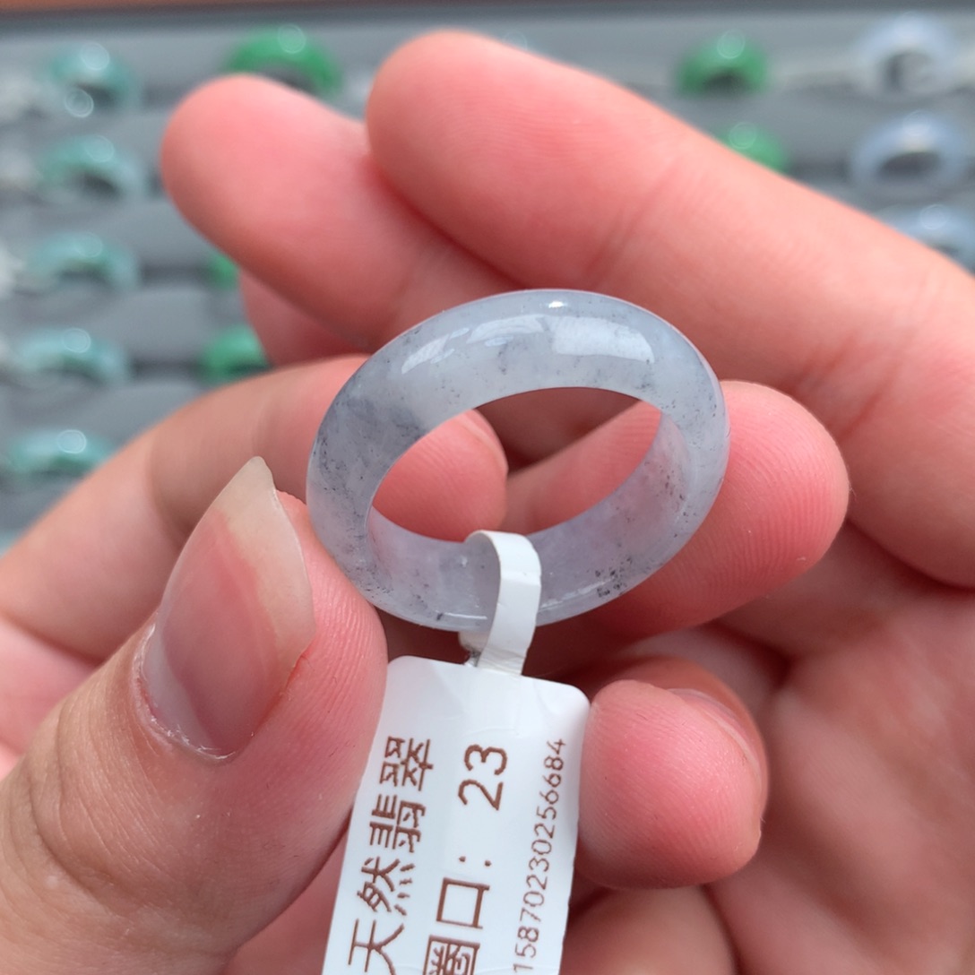 翡翠戒指未镶嵌天然