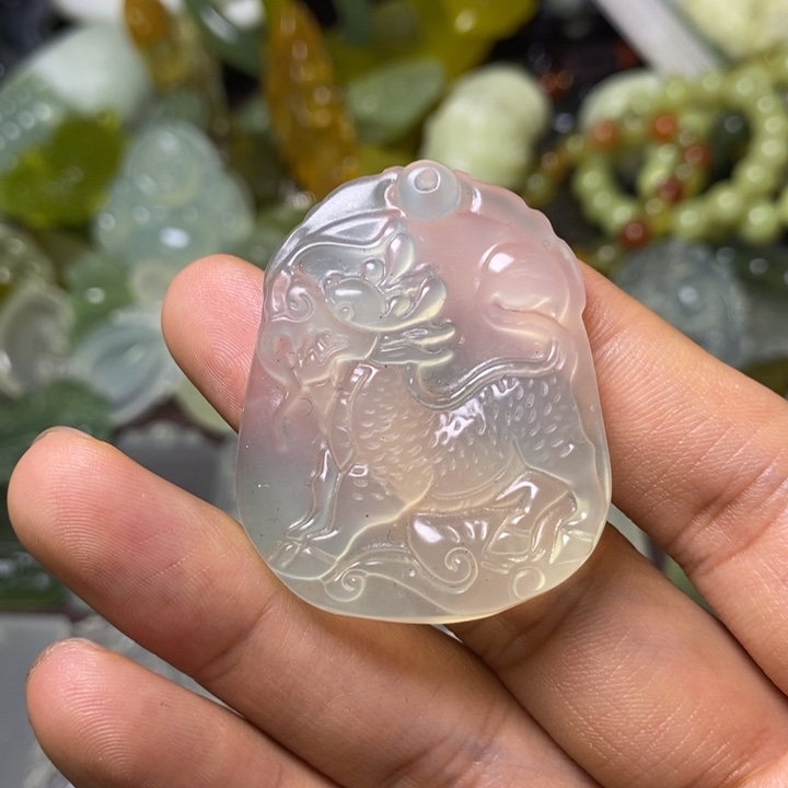 岫玉未镶嵌岫玉颈饰