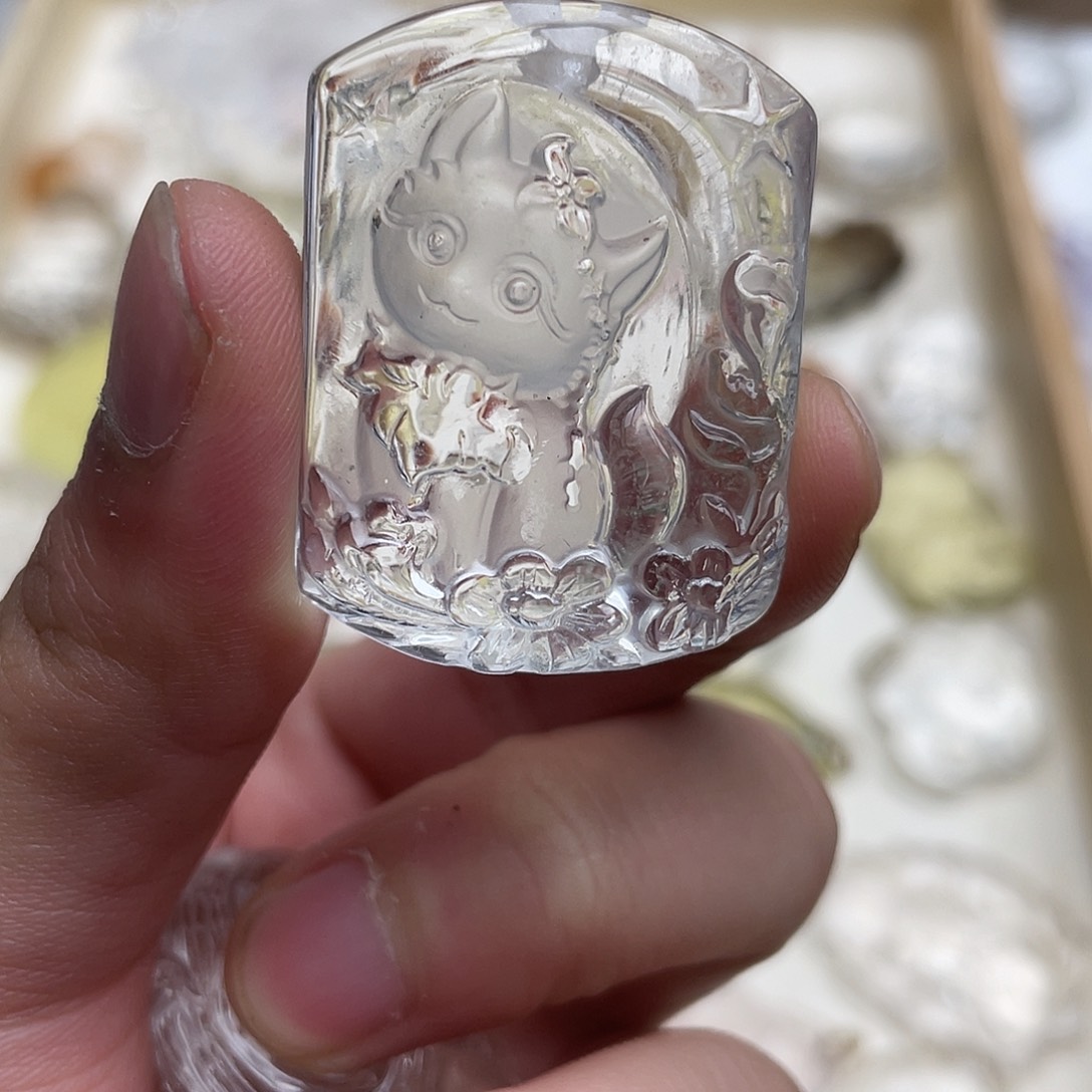 水晶未镶嵌吊坠(不含链)