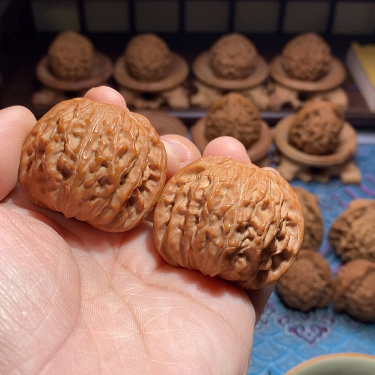 【闪购商品】文玩核桃吊坠磨盘