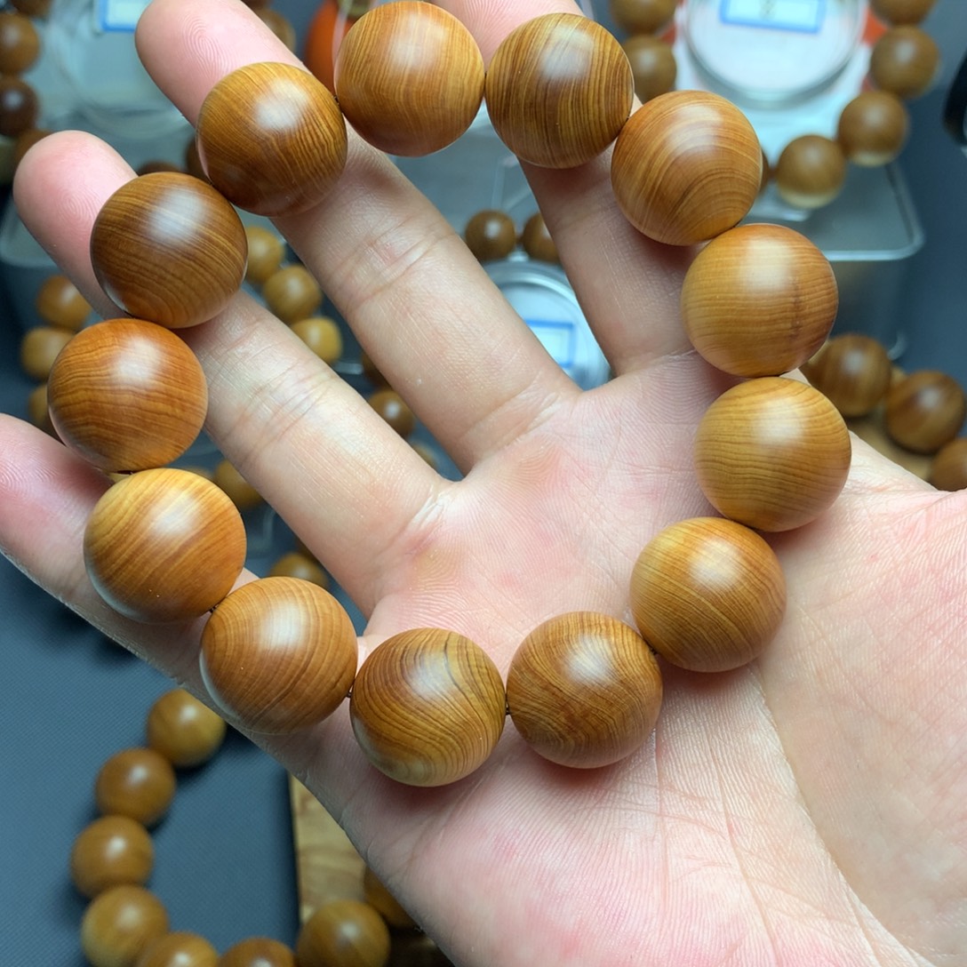 手串/手链非洲檀香18红油骨料