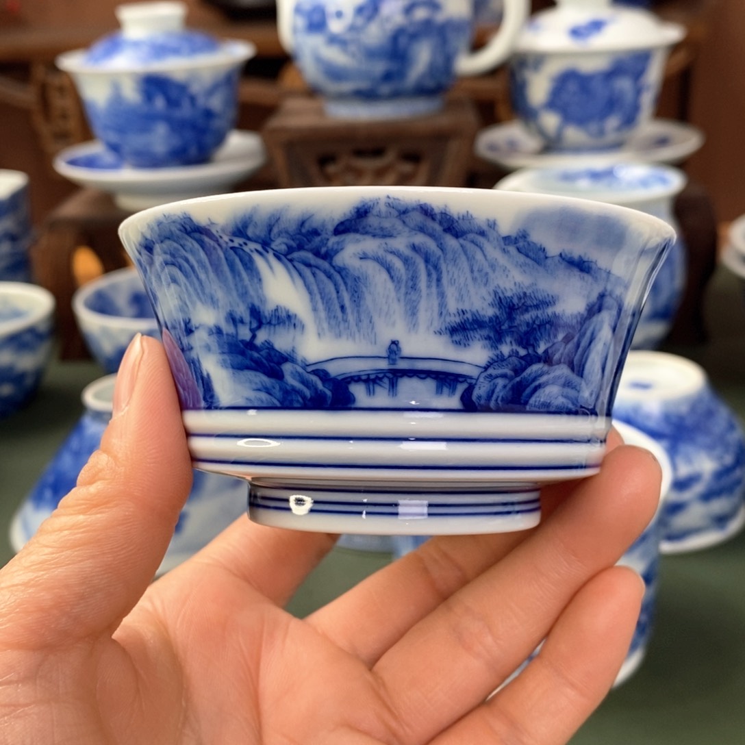 杯景德镇陶瓷手工手绘