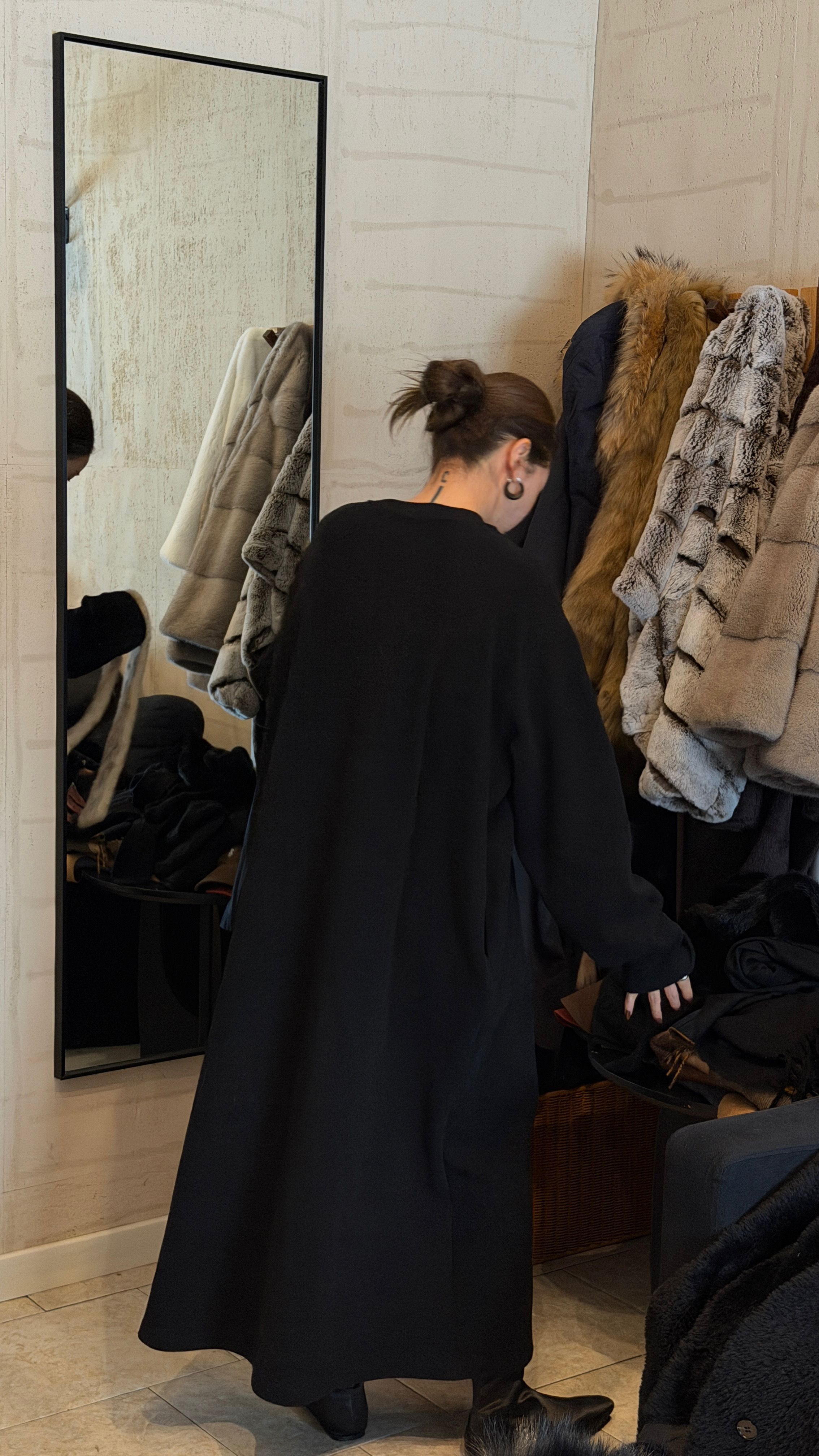 【CHUMINGMING】【曼塔】素色阔版卫衣裙LX2596