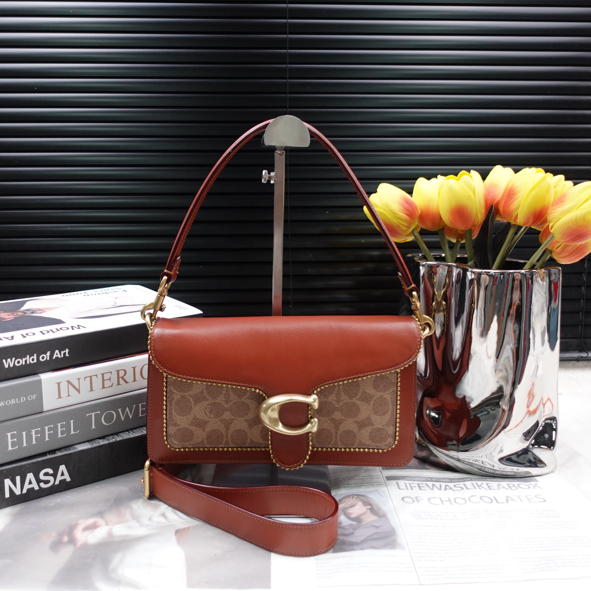 95新 COACH/蔻驰 单肩包/T10305996