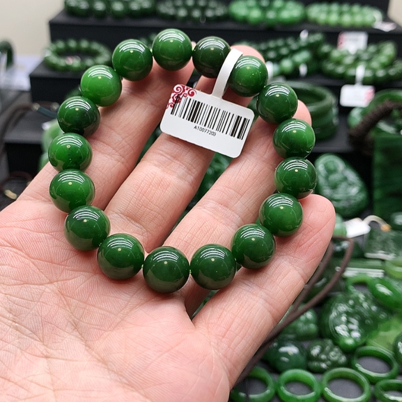 【闪购商品】和田玉（碧玉）手链未镶嵌