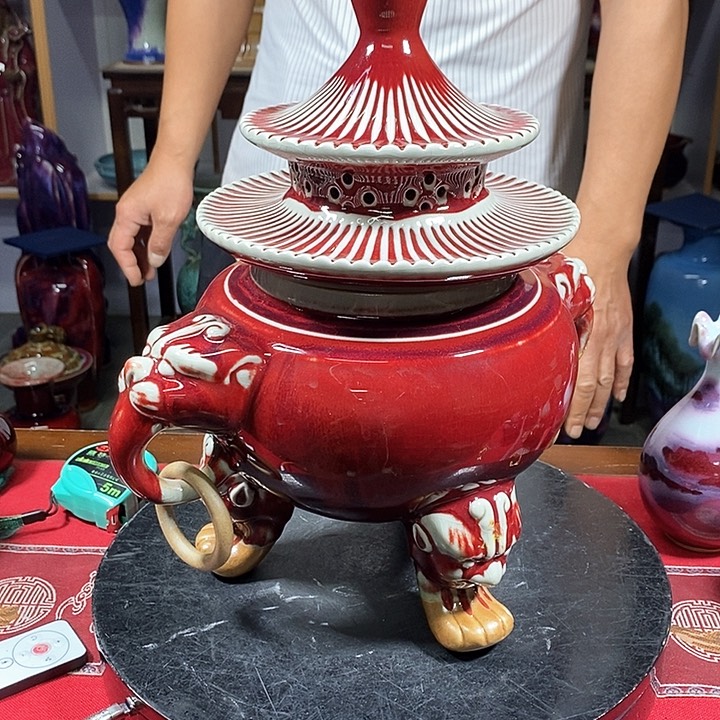 瓶中国神垕精品钧瓷