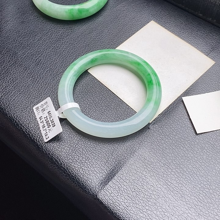 未镶嵌手镯翡翠至***你55圆条