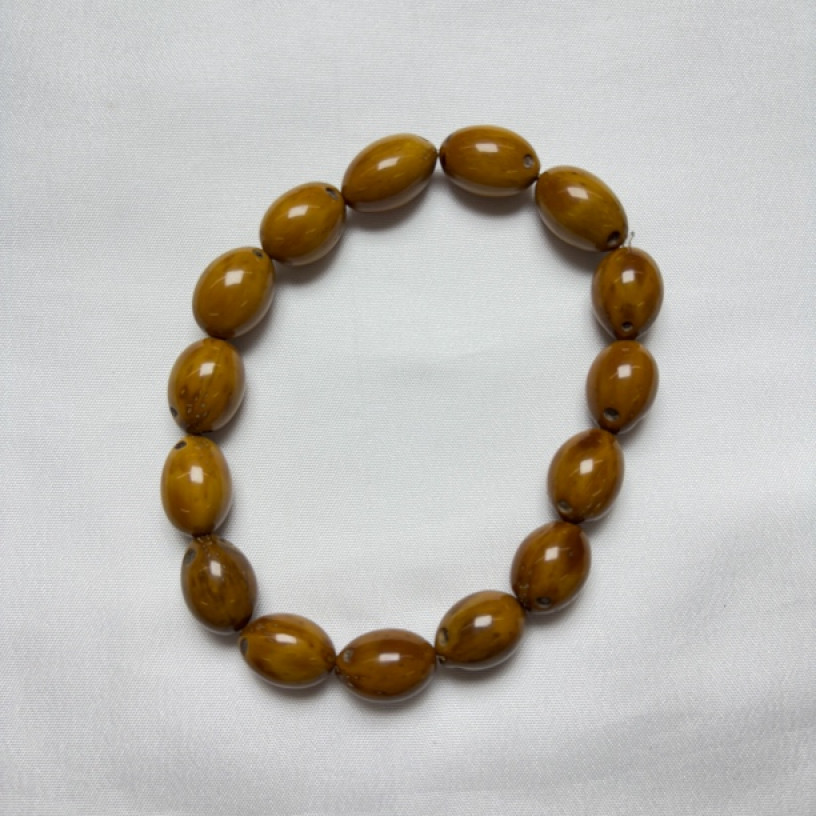 A652 天然紫金鼠枣珠手串10mm