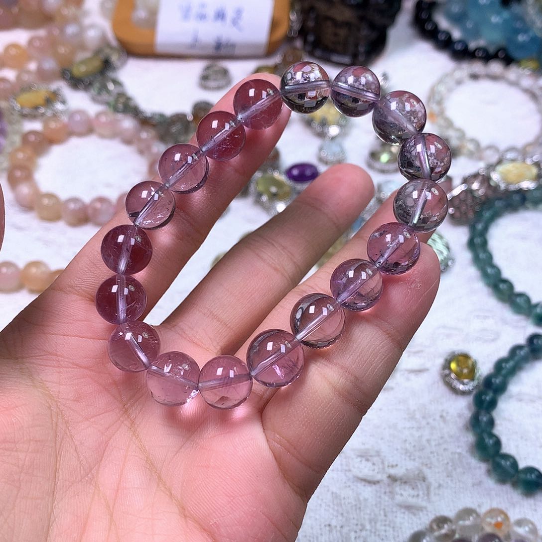 水晶手串未镶嵌天然