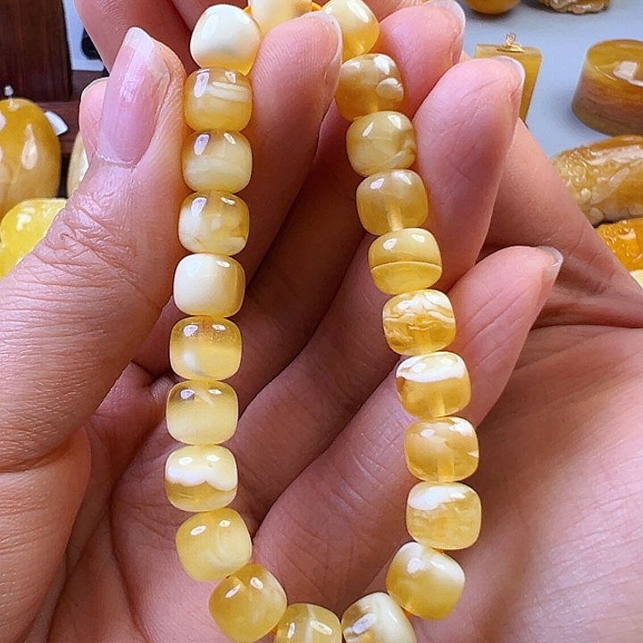 未镶嵌颈饰蜜蜡蜜蜡