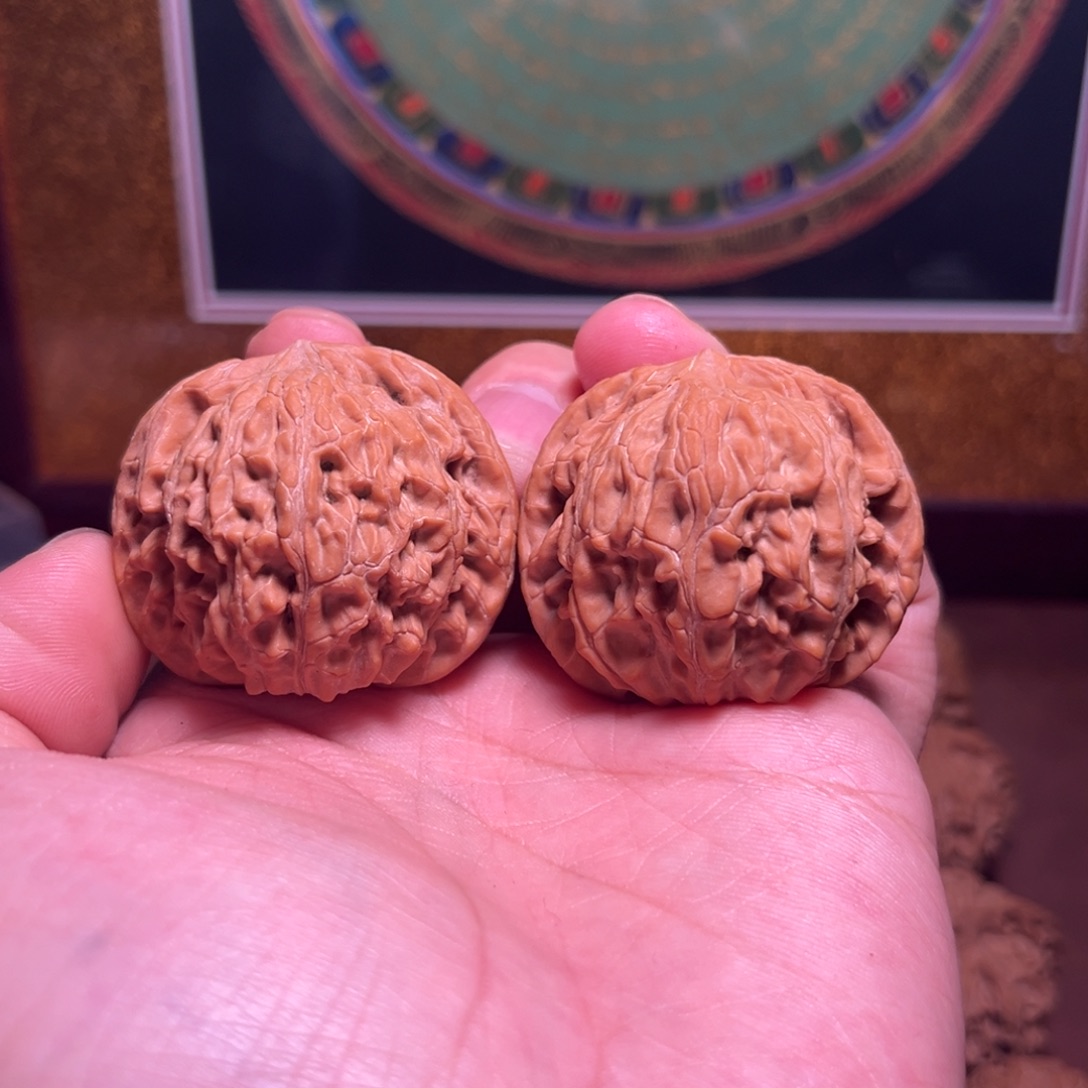 一***霁吊坠文玩核桃磨盘