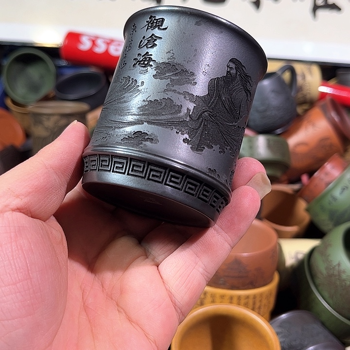 茶杯紫砂全手工紫砂主人被