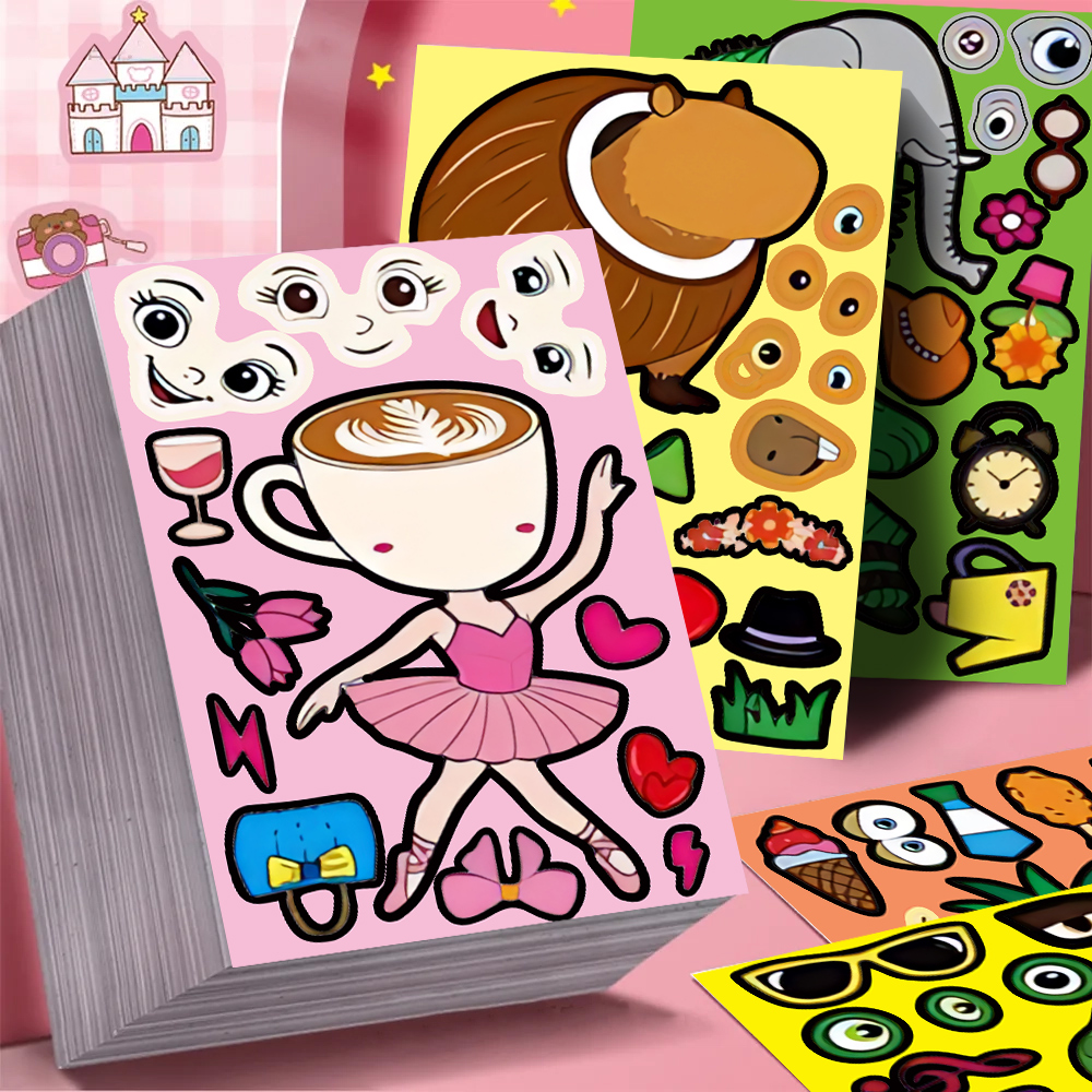 24张tungtungtungsahur山海经贴纸儿童益智玩具贴画装饰diy贴