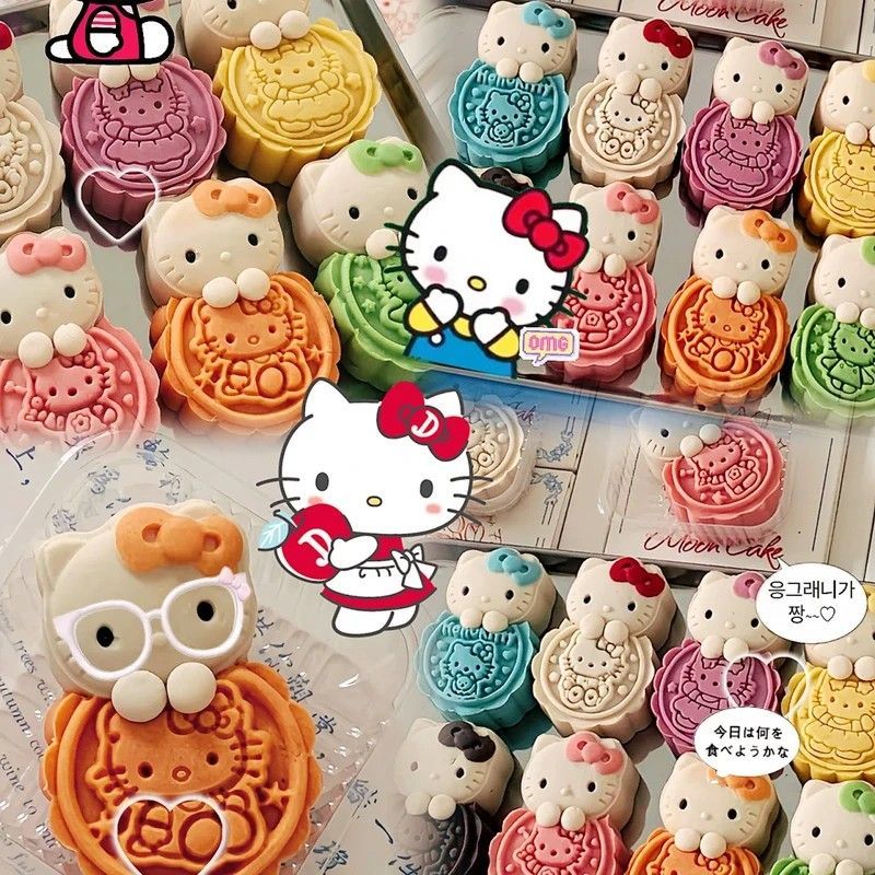 【冷链包邮】hellokitty抱抱月饼中秋送礼必备精致正版送女友必备