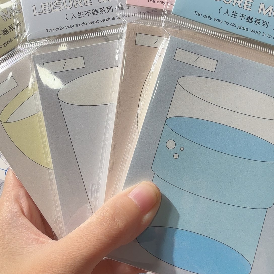 便签本杯子瑕疵4本