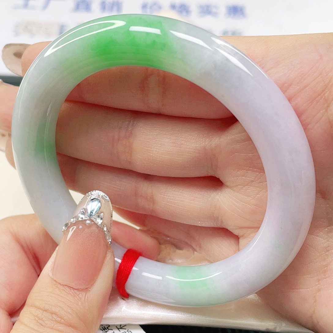 未镶嵌手镯翡翠圆条54